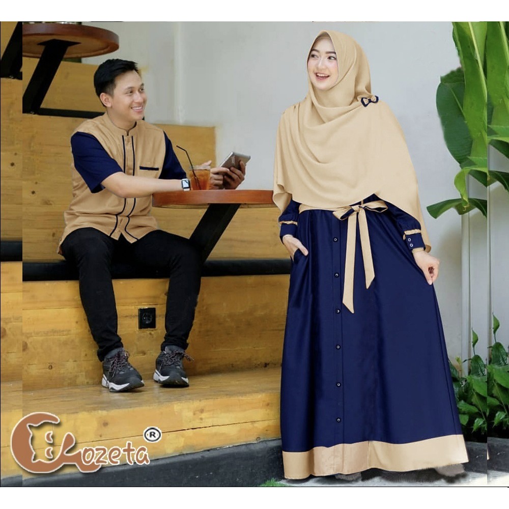 Cp Dzaki Setelan Couple Gamis Muslim Shopee Indonesia