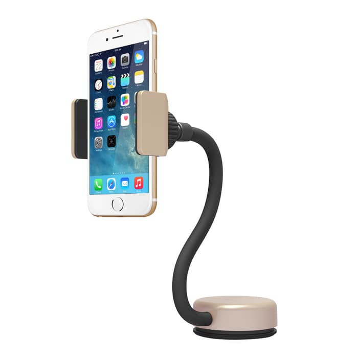 Limited Capdase Asli Smart Car Phone Holder Dashboard Kaca Posh Emas