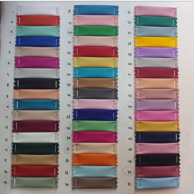 Harga yang tercantum adalah harga permeter. Kain Ceruti Georgette Sifon Diamond 0 5 M Shopee Indonesia