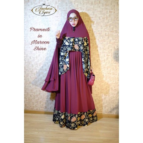 Pramesti Series Gamis Syari Original By Jawhara Syar I Shopee