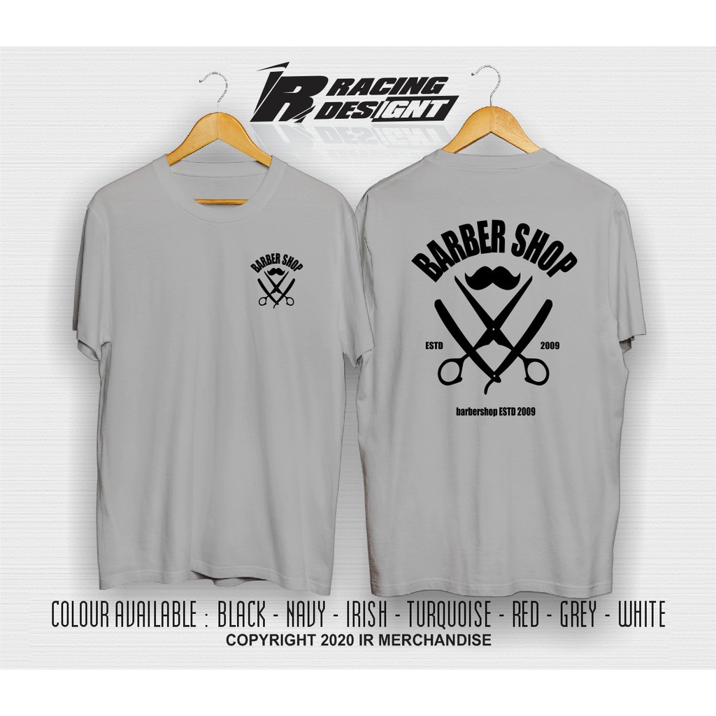 Kaos T Shirt Barber Shop Tukang Cukur Keren Kualitas Distro