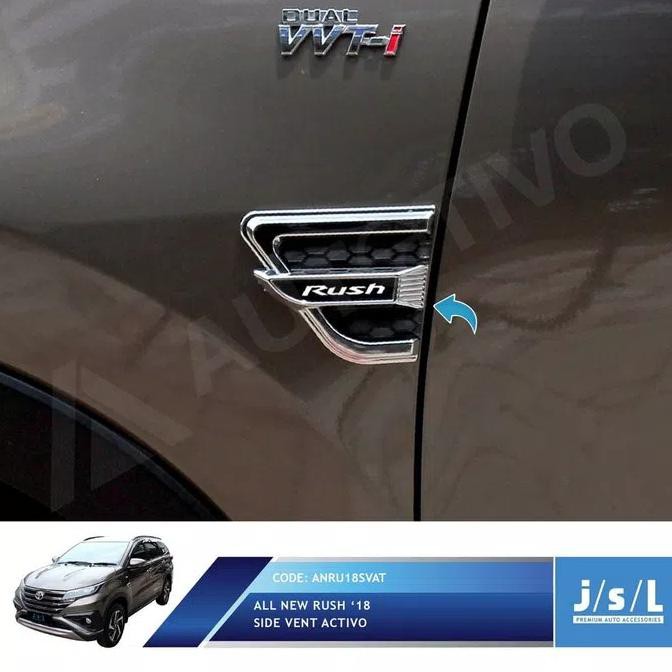Jual Jual Aksesoris Mobil Side Vent / Air Flow Lubang Angin Samping Jsl All  New Rush 2018 Indonesia|Shopee Indonesia