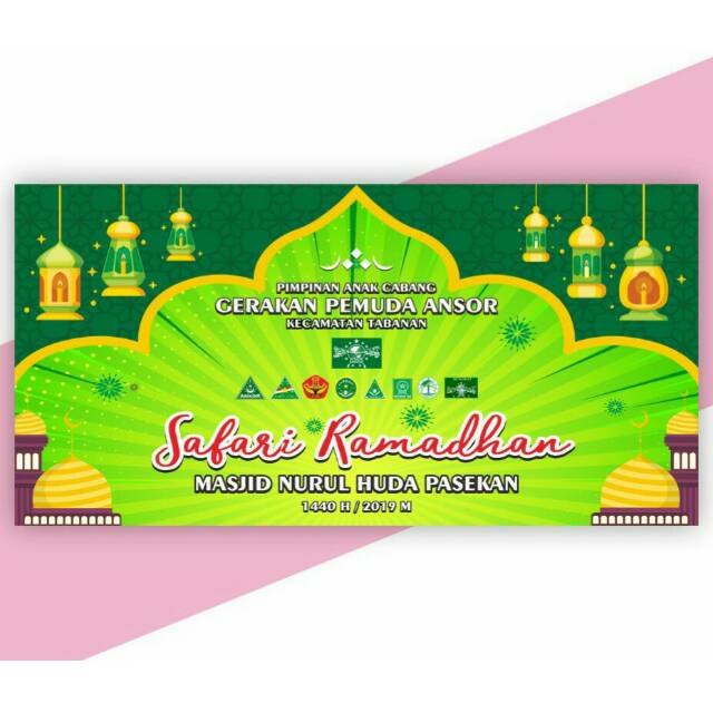 Jual Desain Banner Ansor Safari CDR Indonesia|Shopee Indonesia