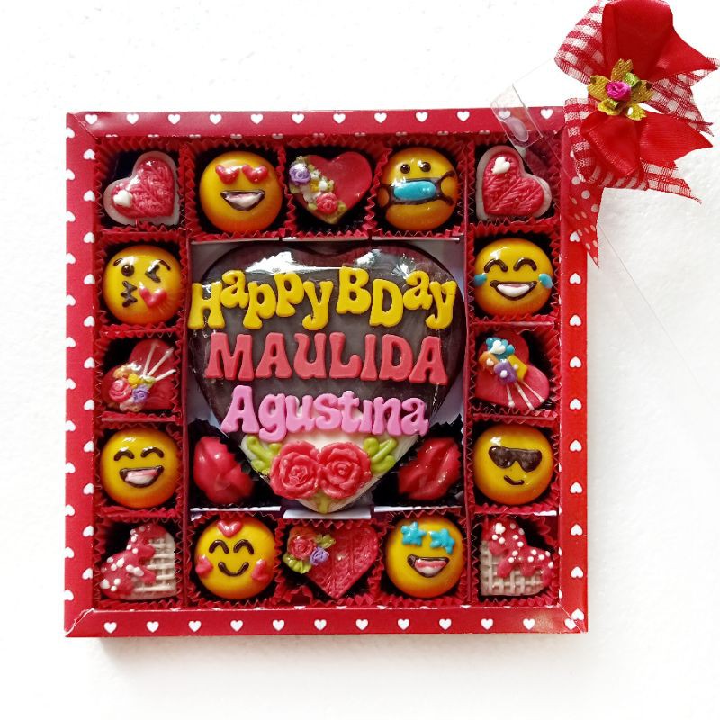 Jual Kado coklat box s25 chocolove untuk hadiah ulang tahun milad kakak/adik/pacar  (bisa request tulisan) Indonesia|Shopee Indonesia