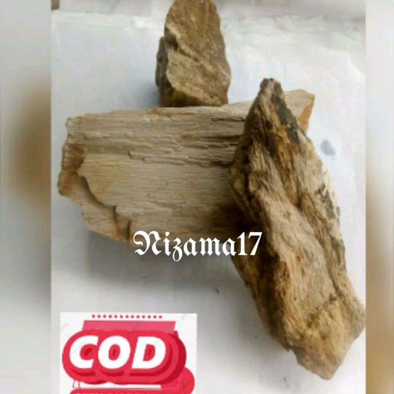 Jual batu kayu fosil super sudah di sortir/batu kayu fosil aquascape