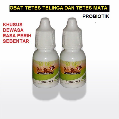 Obat Tetes Mata Dan Obat Tetes Telinga Probiotik Biotes Shopee