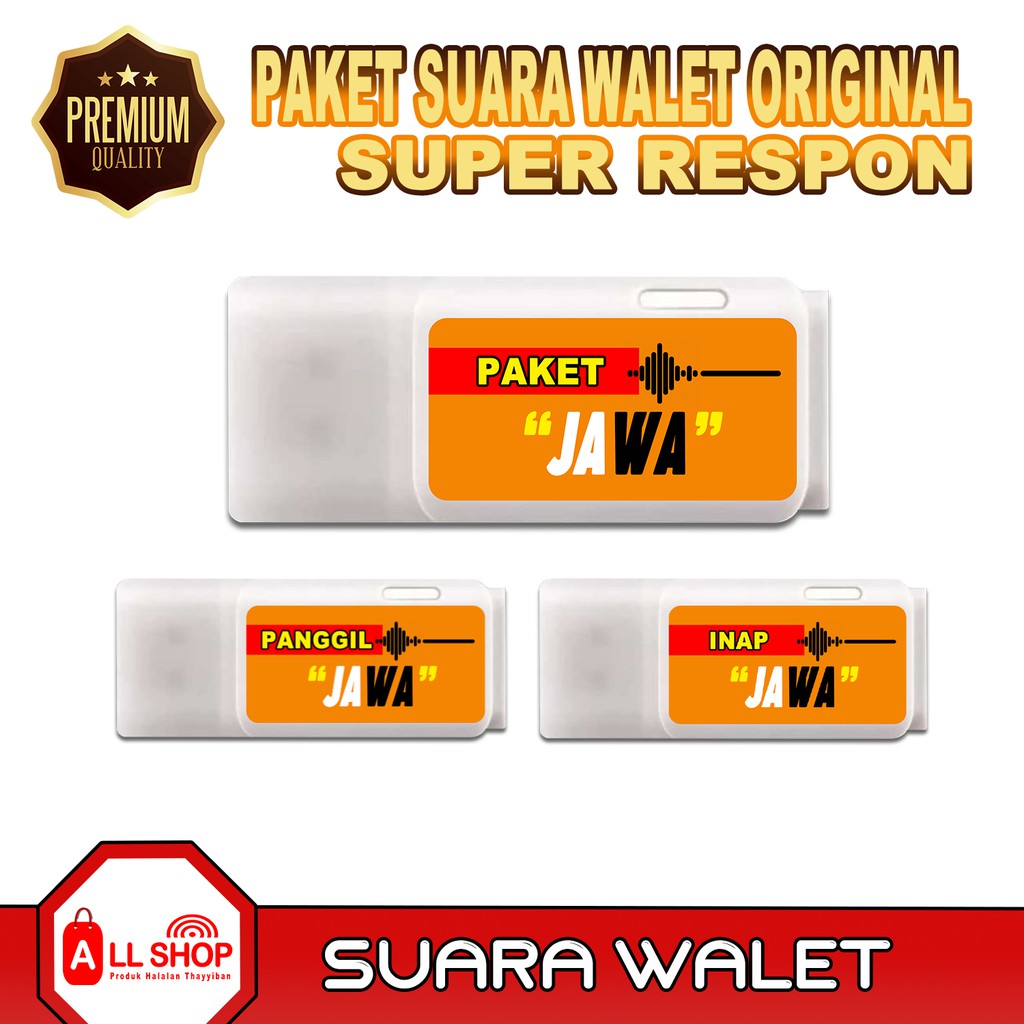Jual PAKET SUARA WALET ORIGINAL SP JAWA Indonesia|Shopee Indonesia