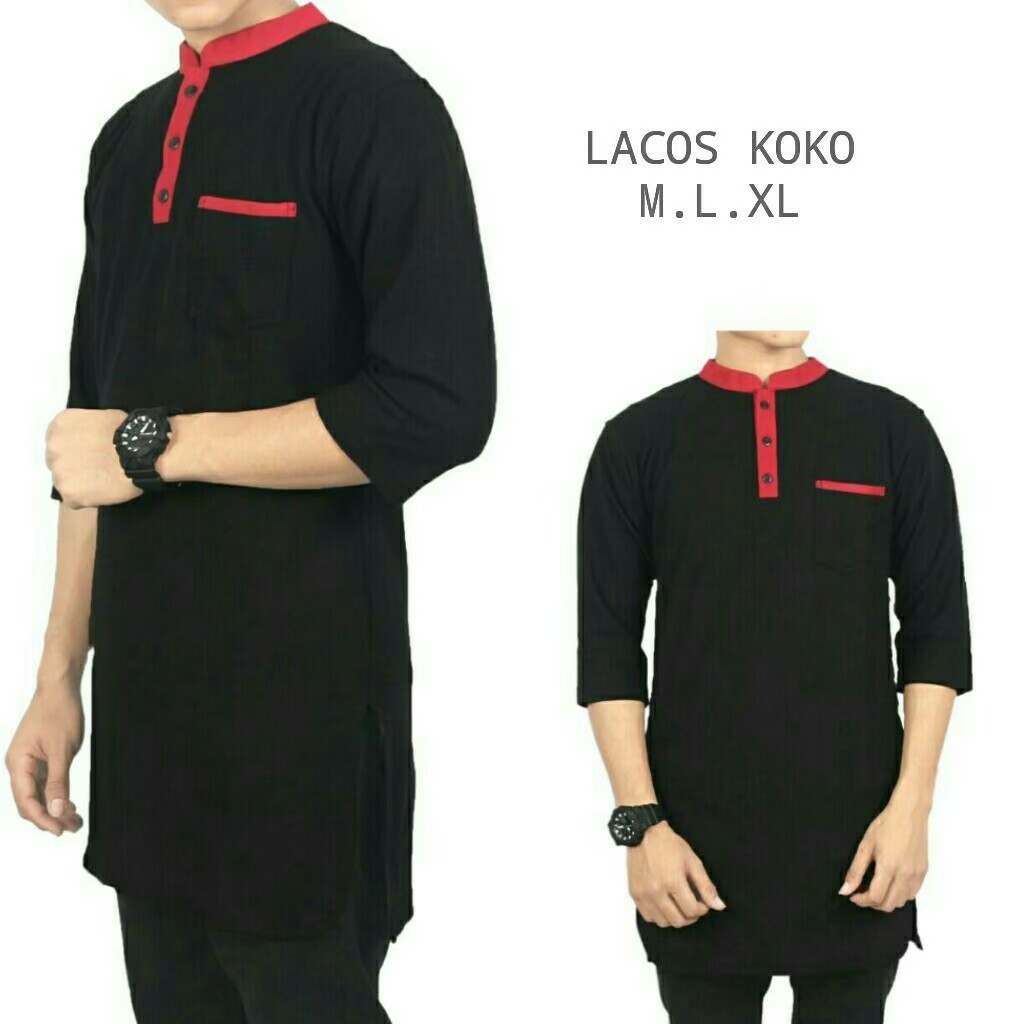 Jual Terbaru Baju Koko Pria Dewasa Remaja Kurta Pakistan Lengan 3/4  Indonesia|Shopee Indonesia