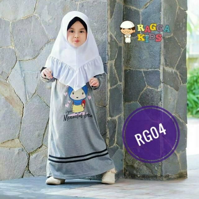 Gamis Kaos Anak Raggakids Rg 04 Ragga Kids Rg04 Size Shopee