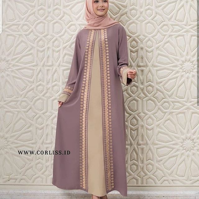 Model Gamis Syar I Terbaru 2019 Asdf Muslim Rahma Nandia Mocca