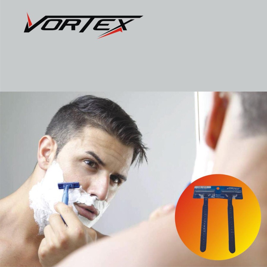 12 psc Alat cukur Kumis jenggot pisau cukur Kumis 2 MATA | Shopee Indonesia