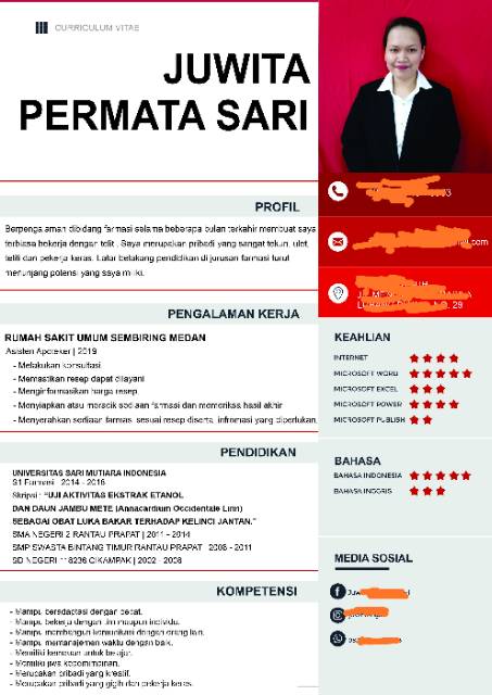 Dengan format cv terbaik, membuat cv online yang profesional hanya dalam 10 menit! Desain Cv Keren Untuk Kerja Shopee Indonesia