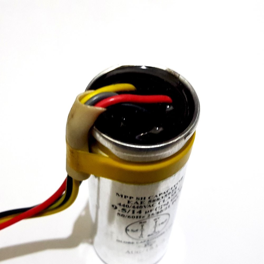 Kapasitor Mesin Cuci Lg 9 5 Uf Dan 14 Uf Soket Washing Machine Capasitor Besi Dua 2 Tabung Original