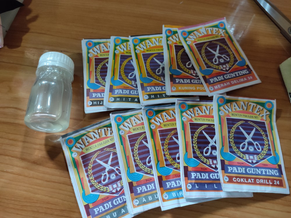 WATERGLASS PENGUNCI WARNA || PENGUNCI WARNA PEWARNA REMASOL &amp; NAPTOL |  Shopee Indonesia