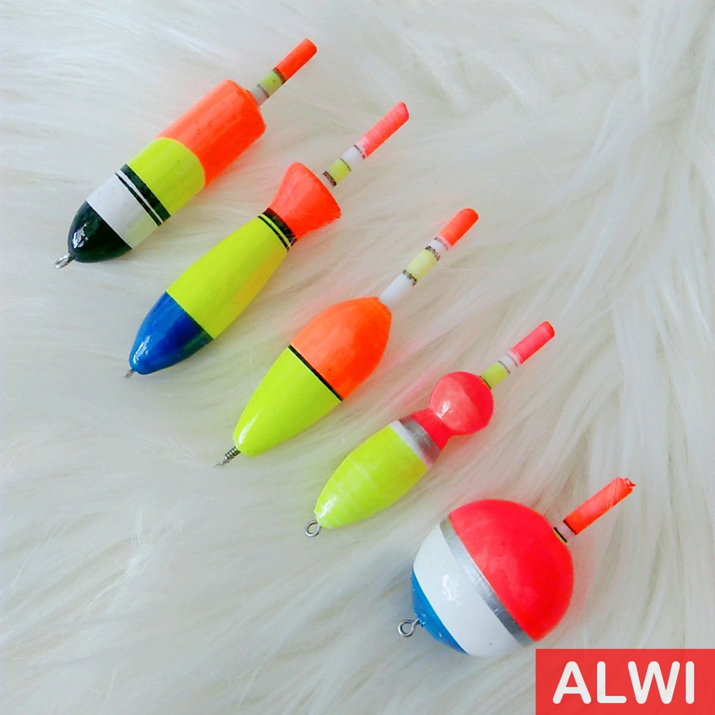 Trik Memancing Jenis Jenis Float Pelampung Pelampung yang memiliki bentuk silinder panjang cocok digunakan pada saat air sedikit beriak.