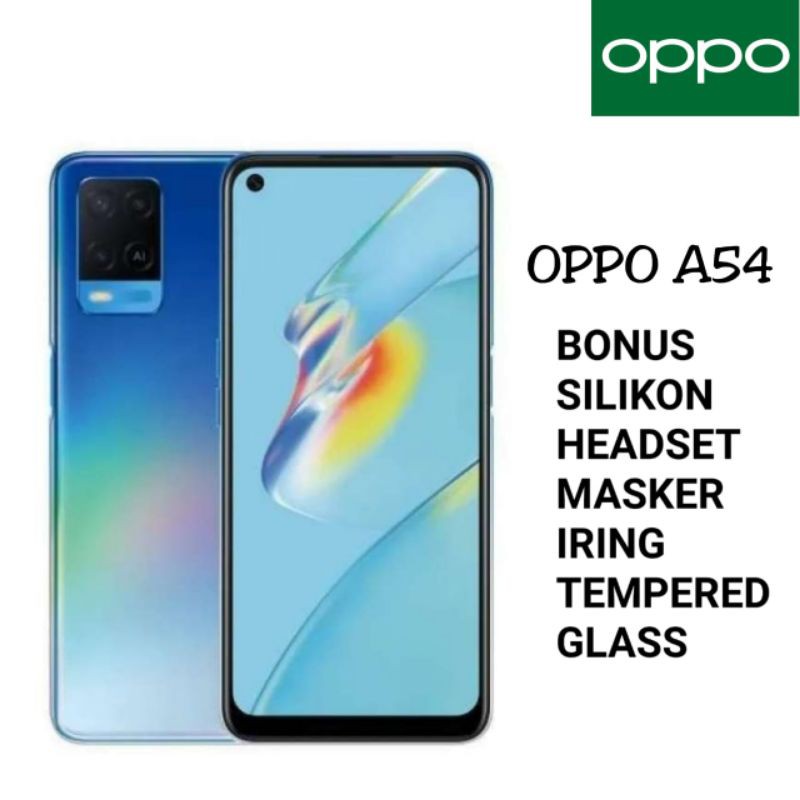 Oppo A54 A 54 6 128 4 128 4 64 Gb Garansi Resmi Indonesia Di Indonesia kamu bisa membeli Oppo A54 dengan harga Rp2699000.