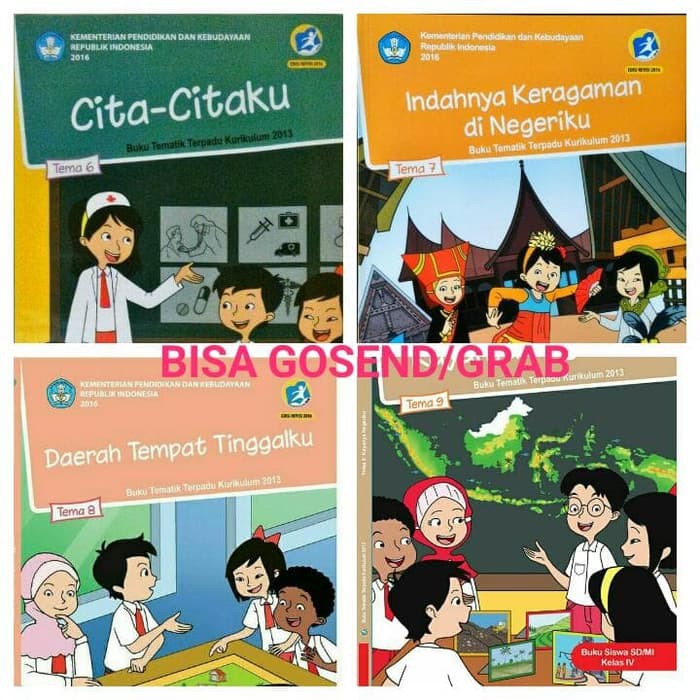Judul yang tepat tentang karya tulis di atas yaitu …. Buku Sd Tematik Kelas 4 Tema 6 7 8 9 Bkil 469 Shopee Indonesia