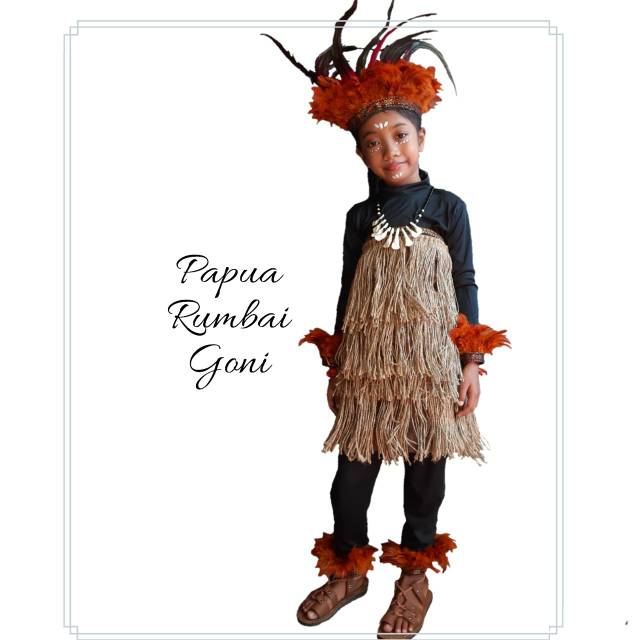 Rumbai goni rumbai tali papua baju adat | Shopee Indonesia