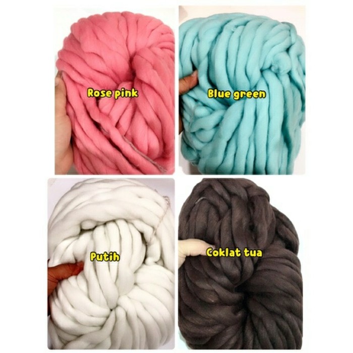 Jual benang wol benang rajut besar knitting crochet selimut wool murah  Indonesia|Shopee Indonesia