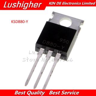 10pcs Ksd880 To 220 D880 Transistor Ksd880 Y Ksd880 Y Npn Transistor 3a 60v