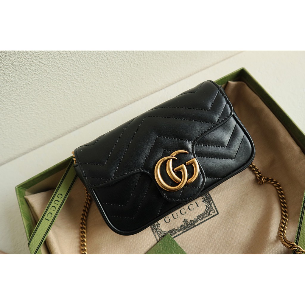 Women's wallets on chain | women's strap wallets | gucci® uk. Gucci Shoulder Bag Crossbody Bag Coin Purse Chain Bag Shopee Indonesia