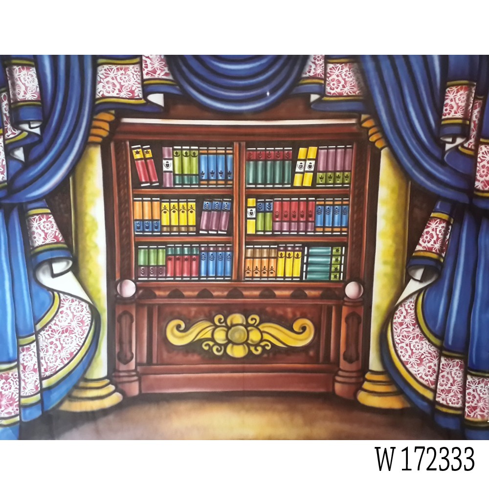 Tdk mudah kusut bin kucel, mudah dilipat/digulung . W 172333 Background Foto Wisuda Rak Buku Studio Photo Shopee Indonesia