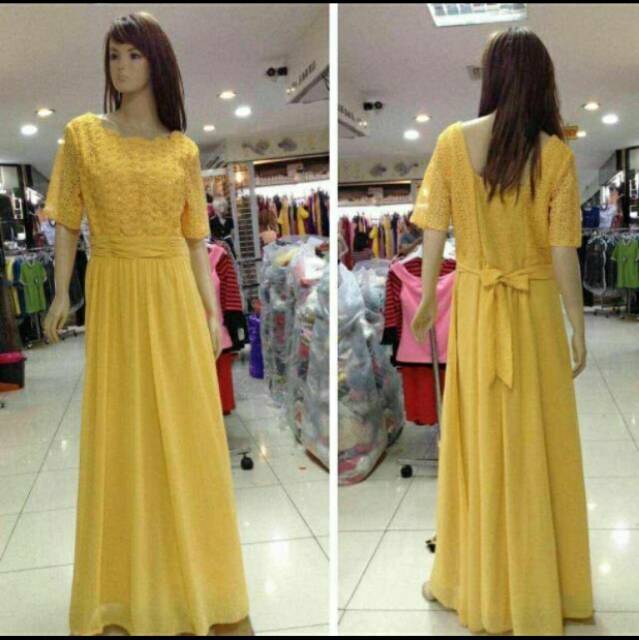 Longdress Pesta Bigsize Gaun Pesta Big Size Jumbo Xxxl Ukuran Besar Shopee Indonesia