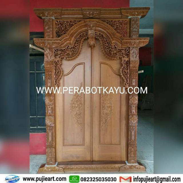Pintu Gebyok Jepara / Pintu Gebyok Kudus an / Pintu Gebyok Jawa / Pintu  Gebyok Murah / Gebyok Jati | Shopee Indonesia
