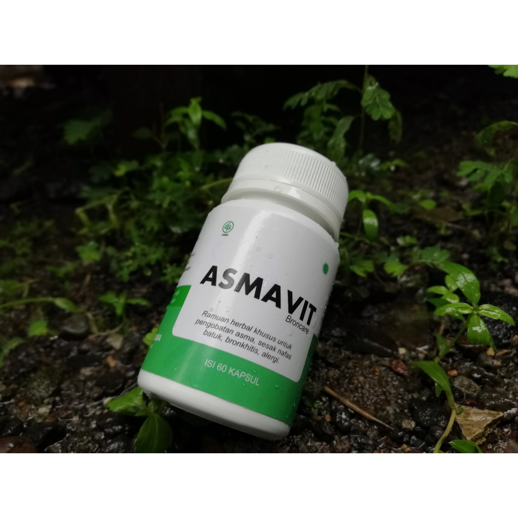 Asmavit Obat Asma Herbal Alami Sesak Nafas Bronkitis Alergi