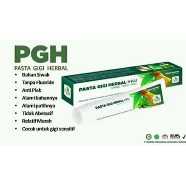 Pasta Gigi Herbal Pgh Hni Hpai Shopee Indonesia
