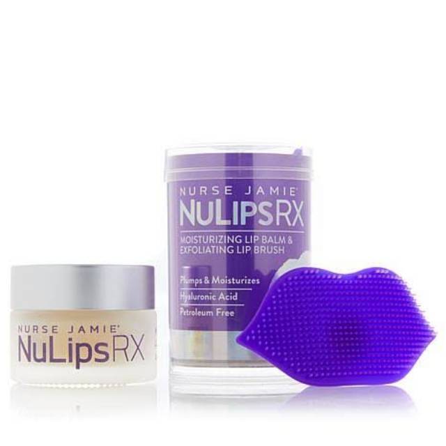 Nulips moisturizing lip balm exfoliating lip brush what it does nulips moisturizing lip balm helps moisturize your lips helps temporarily . Nurse Jamie Nulips Rx Moisturising Lip Balm Exfoliating Lip Brush 12ml Shopee Indonesia