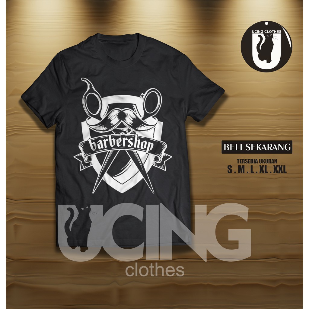 Kaos Baju Barbershop New Shopee Indonesia