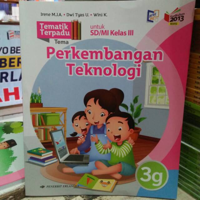 Buku Erlangga Original Pendamg Tematik Terpadu Matematika Sd Kelas 3 K13n Indonesia Harga Buku Tematik 3A 3B 3C 3D 3E 3F 3G 3H Kelas 3 SD Erlangga.