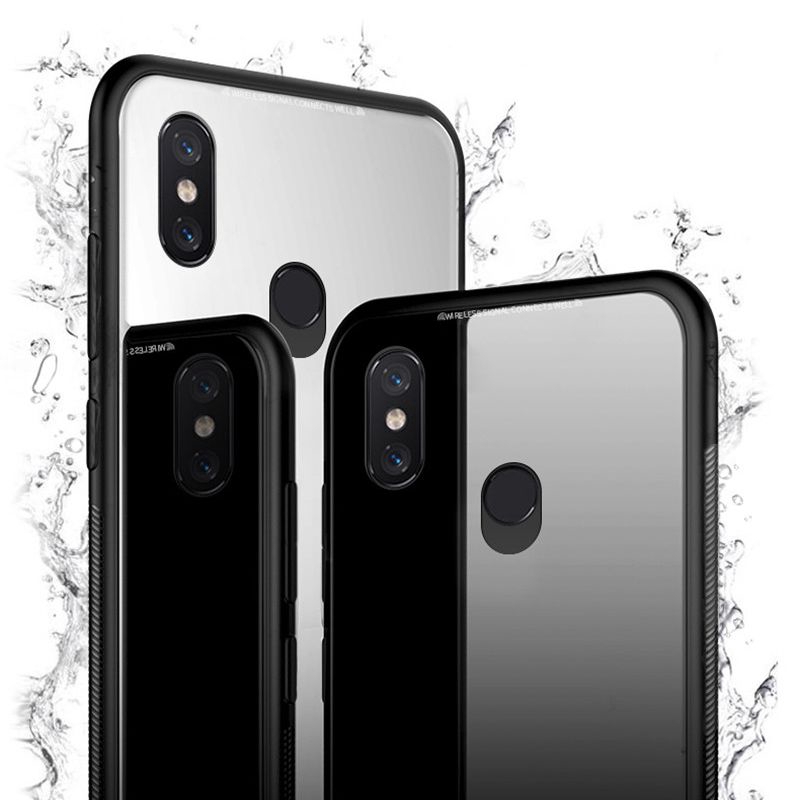 Hard Case Pc Cover Belakang Hybrid Tempered Glass Untuk Pocophone F1 Poco F1