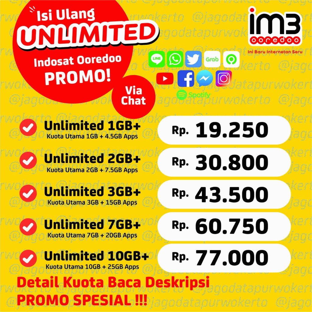 Inject Kuota Ilegal Kode Dan Cara Tembak Paket Internet Telkomsel 2021 Inject Kuota Ilegal Paket Inject Kuota Data Internet Indosat Im3 Ooredoo Freedom Unlimited Bulanan Shopee Indonesia