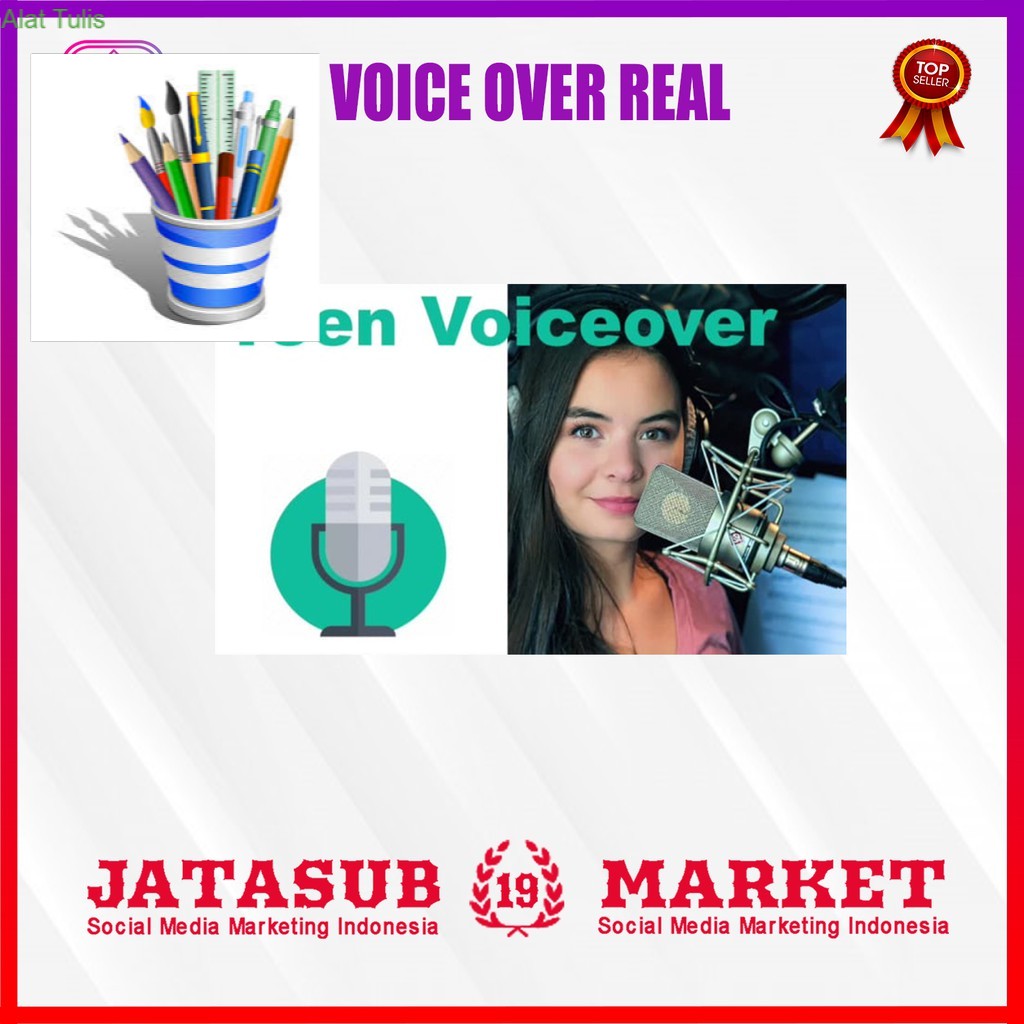 PROMO Jasa Pembuatan Video Youtube Voice Over Real Suara Wanita &amp; Pria |  Shopee Indonesia