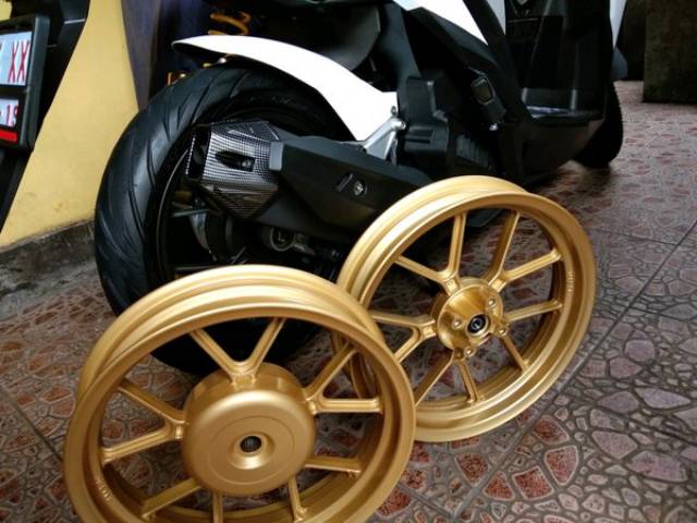 Cara mengecat velg jari jari agar tidak mengelupas, velg warna gold muda. Paket Pelek Pelak Velg Racing Rossi Venom Calisto Lebar 14 X 185 215 Vario 125 Vario 150 Fi Shopee Indonesia