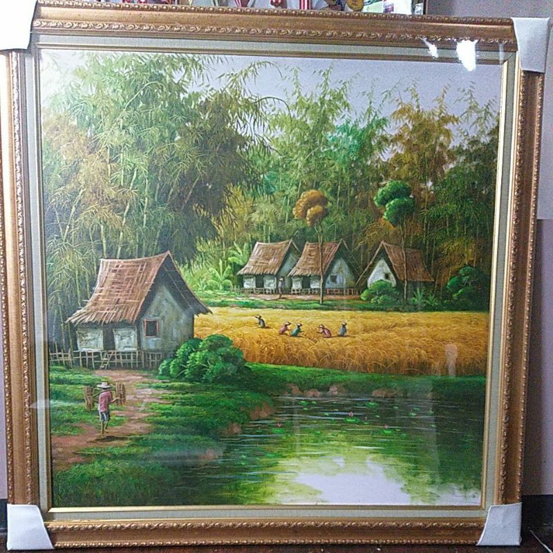 0 response to download 55 … Jual Lukisan Pemandangan Kampung 90x90cm Shopee Indonesia