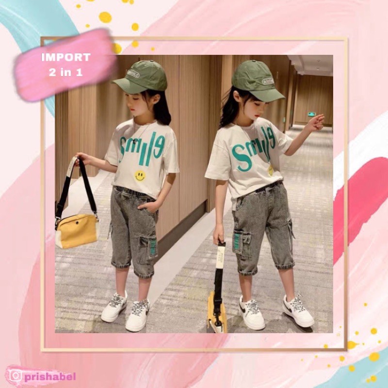 Beli aneka produk stelan anak . Setelan Anak Import 2in1 Baju Anak Korea Shopee Indonesia