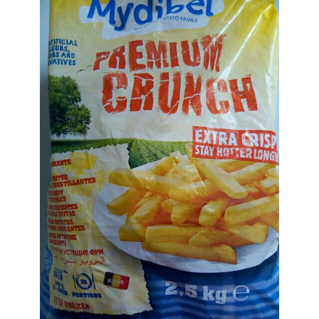 Berapa batas yang masih aman untuk makan kentang goreng? Kentang Goreng French Fries Mydibel Impor 2 5 Kg Shopee Indonesia