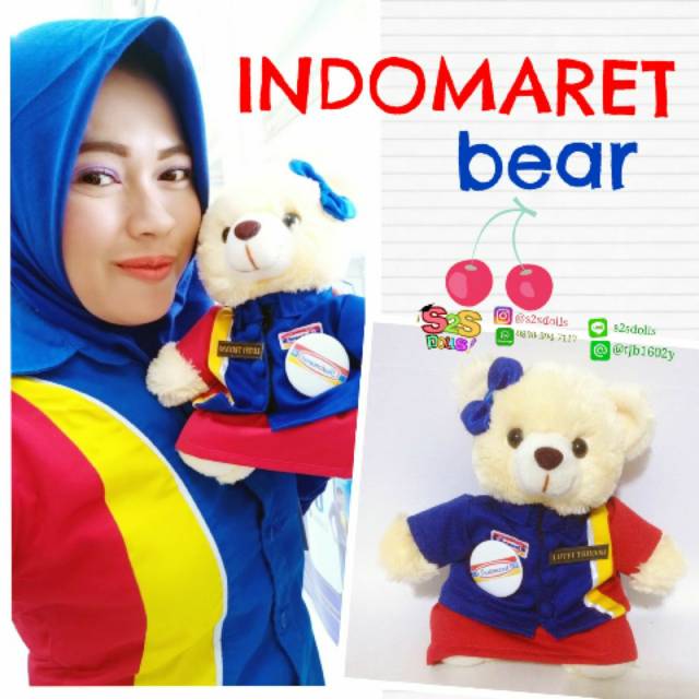 Jual boneka seragam indomaret indonesiashopee indonesia
