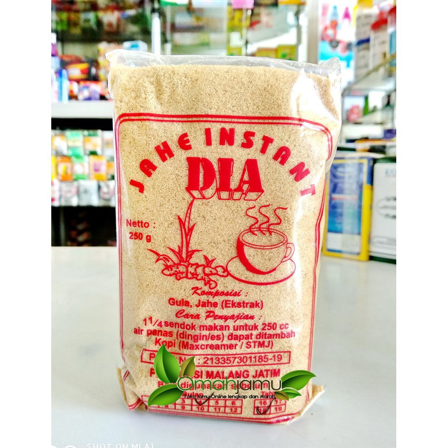 Jamu Jahe Instan Dia 250 Gr Ramuan Sehat Rematik Dan Sakit