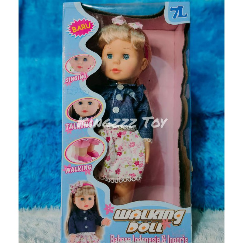 Jual walking doll / boneka berjalan /boneka belinda