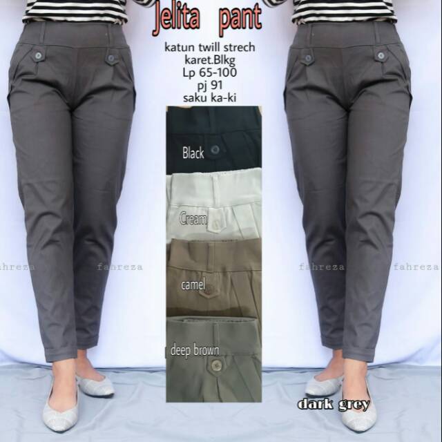 Celana Baggy pant dewasa/Katun tuwil Import setricth/Lp 65 - 100 | Shopee  Indonesia