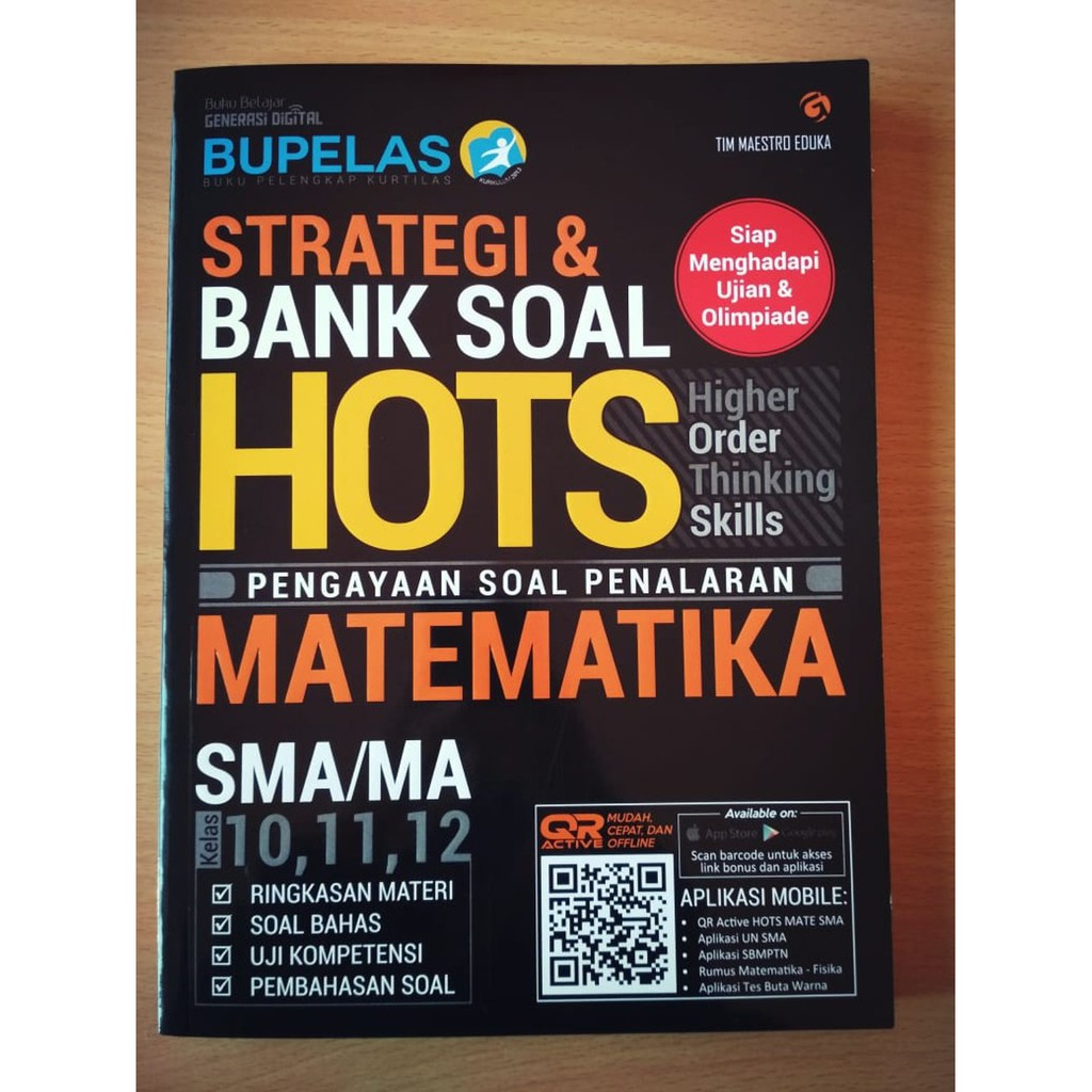 Bupelas strategi & bank soal hots matematika sma 10, 11, 12. Bupelas Strategi Bank Soal Hots Higher Order Thinking Skills Matematika Sma Ma 10 11 12 Shopee Indonesia