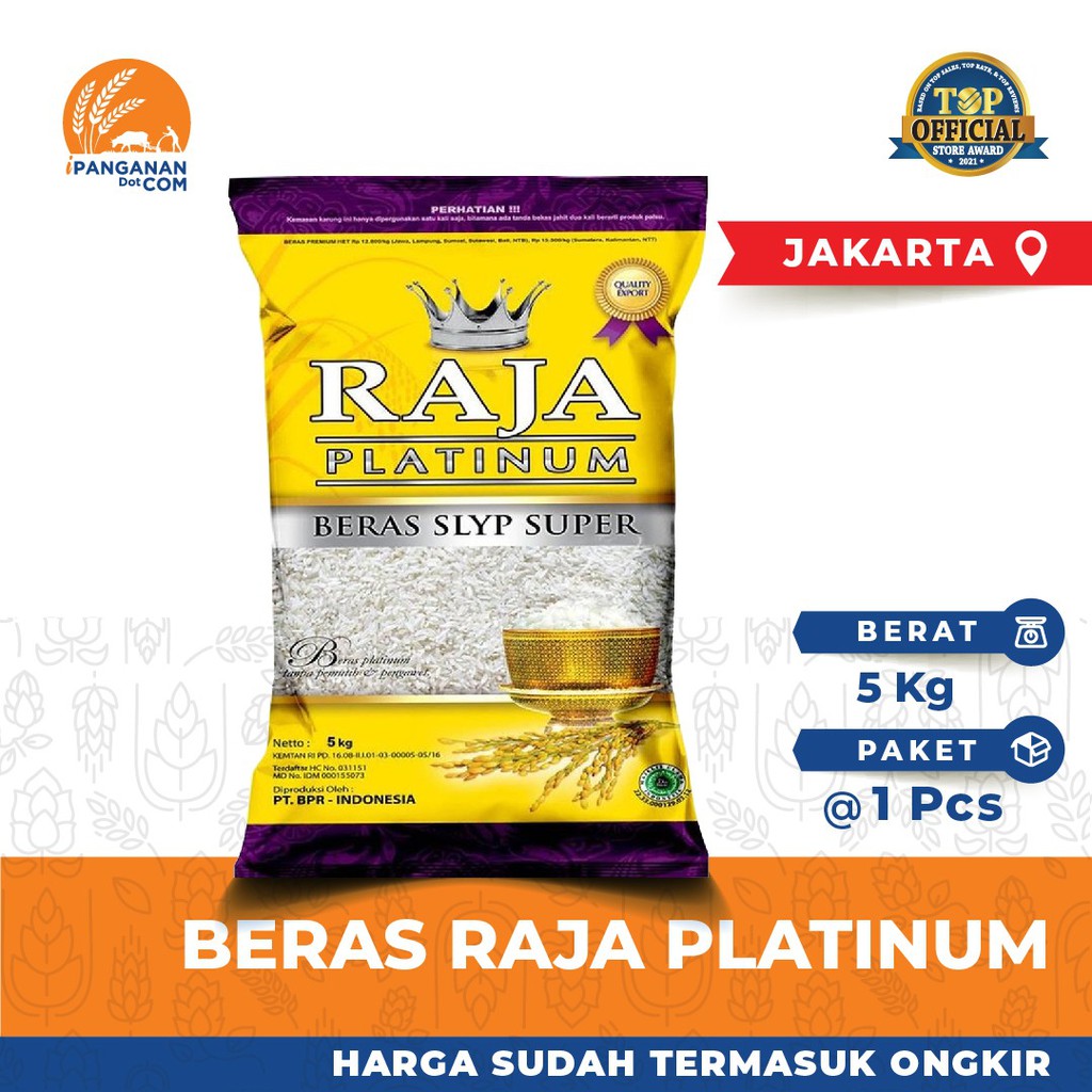 Jual Raja Platinum Beras 5kg Jd Id 