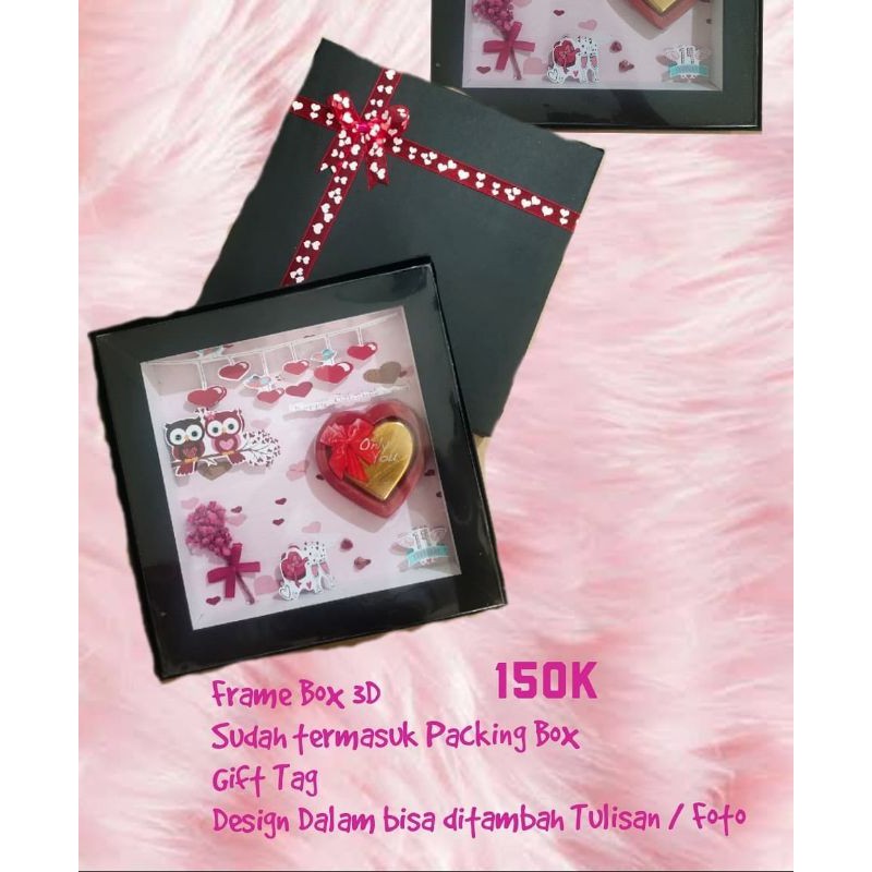 You just saved a piece of trash and gained an expensive picture frame! Frame Box 3d Valentine Gift Shopee Indonesia