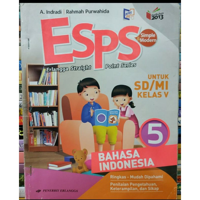 Jual Buku Esps Bahasa Indonesia Kelas 5 Sd Mi Penerbit Erlangga Jakarta Utara To You Download Buku Esps Matematika Kelas 5 Kurikulum 2013.