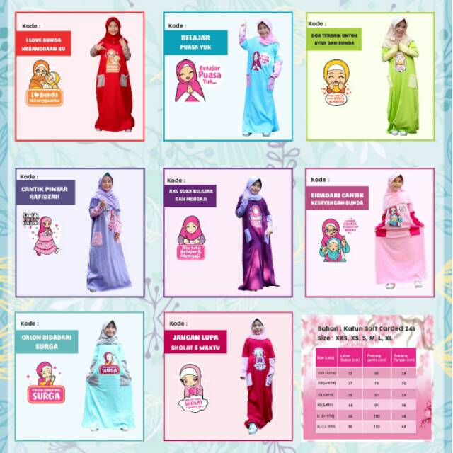 Gamis Anak Ummi Ajwad Shopee Indonesia