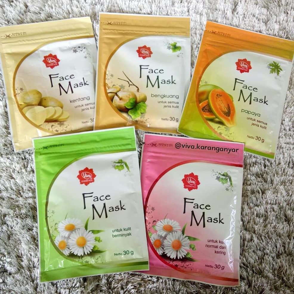 Masker bengkuang untuk mencerahkan kulit · siapkan bengkuang · kupas dan cuci bersih bengkuang · parut bengkuang secara perlahan, lalu peras . Viva Face Mask Masker Wajah 30gr Bengkoang Kentang Papaya Normal Kering Berminyak Shopee Indonesia